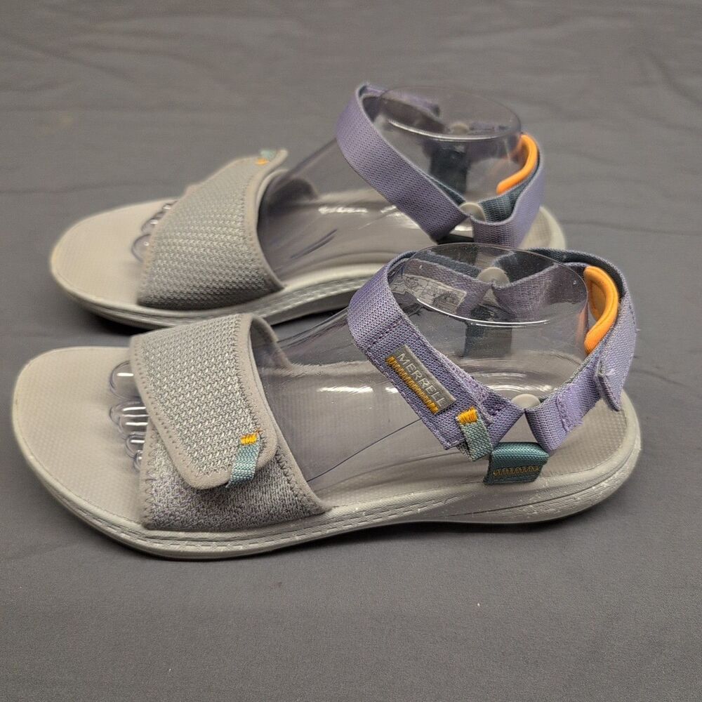 Merrell Bravada Sandal Size 10 Gray Purple Backstrap Water Paloma Performance
